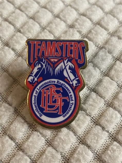 Teamsters Union Lapel Metal Pin Brotherhood Locomotive Engineers