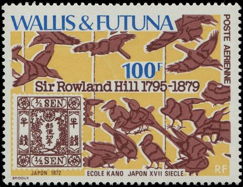 Wallis Futuna Islands Sc Birds Flower Sir Rowland Hill