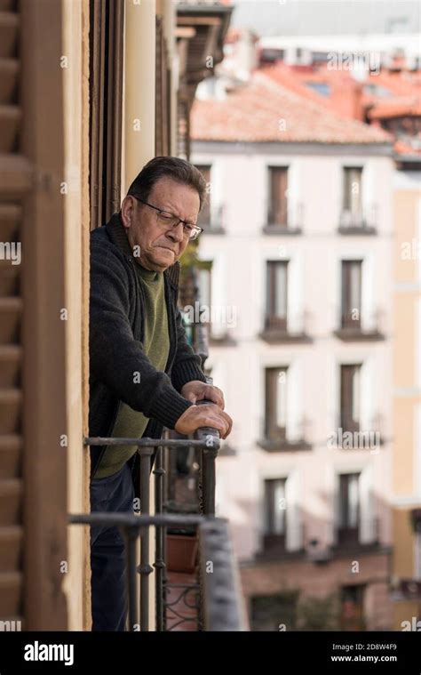 Lifestyle Portrait Of Sad And Depressed Mature Man To Years Old