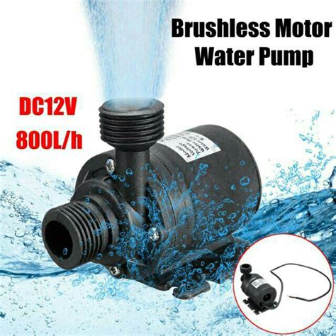 Jual Pompa 800lh Air Mini Celup Dc Submersible Brushless 12v Dc 22w 5m