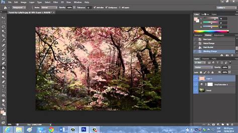 Tutorial Photoshop Cs6 The Forest 1° Parte By Lyllyon Youtube