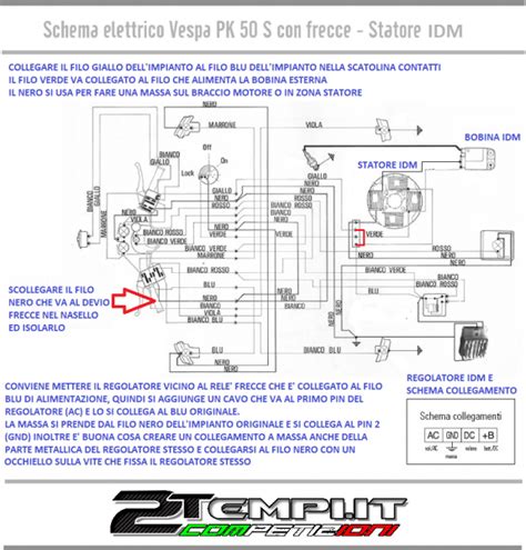 Impianto Elettrico Vespa PK 50 S Con Accensione Polini Telaio E