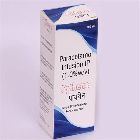 IV Pythene Paracetamol Infusion IP Packaging Type 100 ML At Rs 100