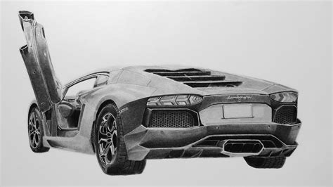 Lamborghini Aventador Speed Drawing By Rintala Youtube