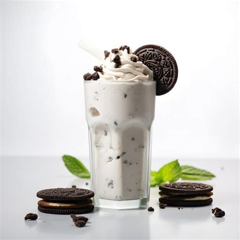 Oreo Eis Shake Oreo Bubble Shake Oreo Milchshake Premium Foto