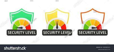 Security Level Loading Scale Company Brand Stock Vector Royalty Free