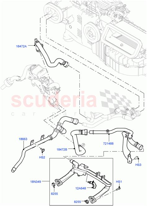 Heater Hoses Front L Dohc Gdi Sc V Petrol Park Heati Parts