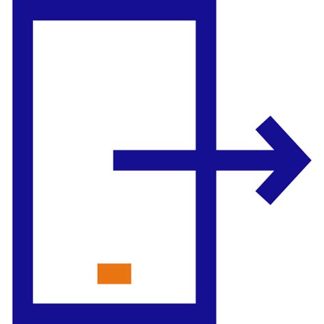 logout generic color outline icon