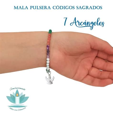 Japa Mala Pulsera Cuentas C Digos Sagrados Arc Ngeles Mercadolibre