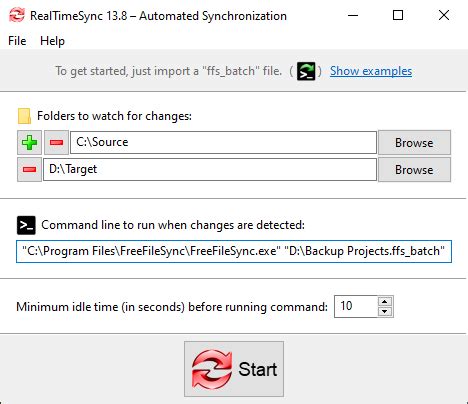 Screenshots - FreeFileSync