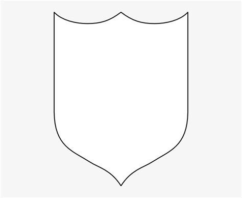 Professional Blank Shield Template Printable | Shield template, Family crest template, Template ...