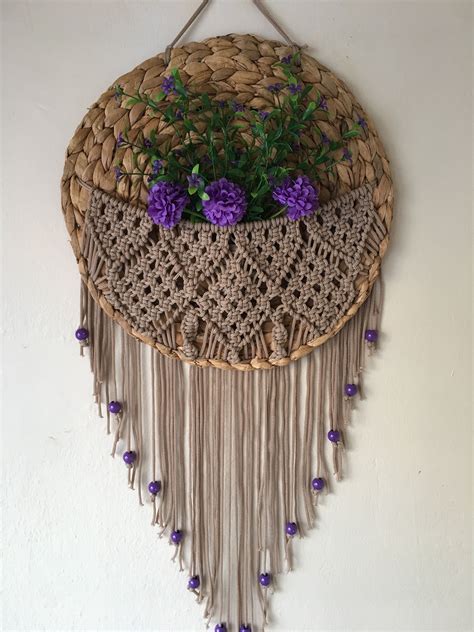 Macrame Basket Macrame Hanging Chair Macrame Decor Macrame Ideas