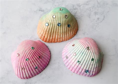 Glittery Mermaid Seashells Tutorial Woo Jr Kids Activities