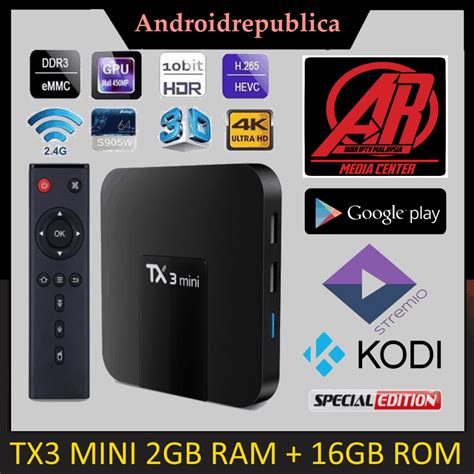 TX3 MINI A | 2GB RAM + 16GB ROM - androidrepublica