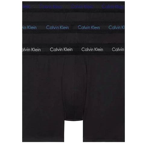 Calvin Klein 3 Pack Boxers Black 000nb1770a Mxt