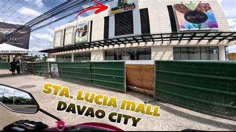 Sta Lucia Mall Sa Davao City Latest Update Youtube