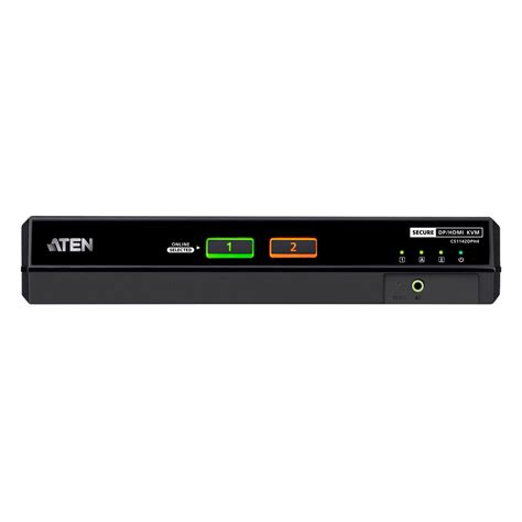 ATEN PSD PP v4.0 Compliant Secure Defense KVM Switch — 2PORT DUAL-DP (NO-CAC) (CS11-2PORT-DUAL-DP-NO-CAC)