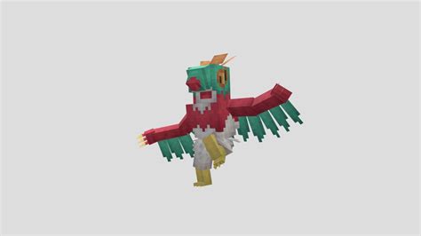 Hawlucha Cobblemon D Model By Glace Glaceon Cbbe E