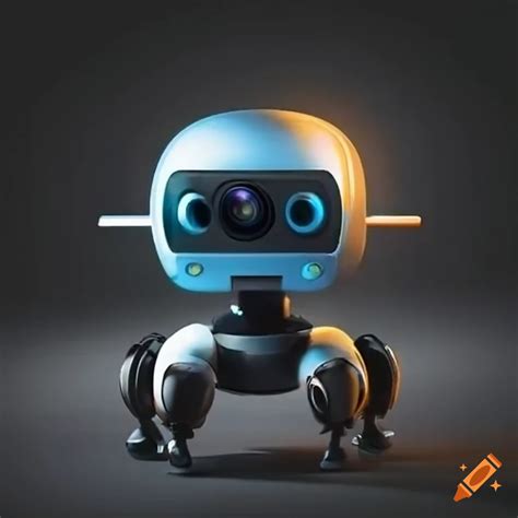 Robot With Camera In Futuristic Design On Craiyon