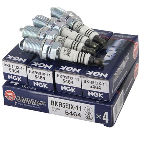 4pcs Iridium Spark Plugs BKR5EIX 11 5464 For GEO HYUNDAI KIA MAZDA