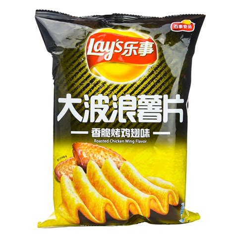 【红光】乐事大波浪薯片香脆烤鸡翅味 70g袋 （条码：6924743918658） 武商网薯片【红光】乐事大波浪薯片香脆烤鸡翅味 70g