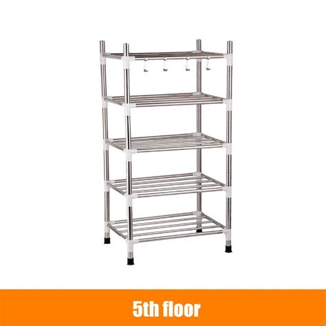 Buy Kitchen Racks Stainless Steel Floor Standing Storage Racks Multi