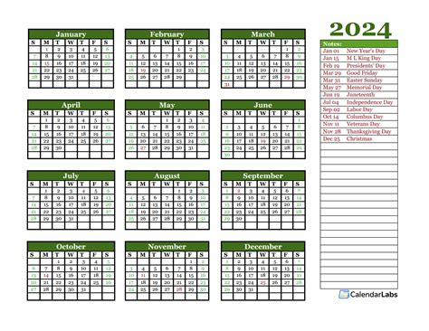 Free editable calendar template 2024 pdf 2024