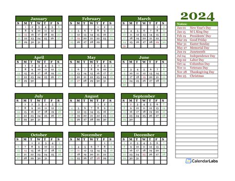 Calendar 2024 Landscape Printable Pdf Benny Arlinda