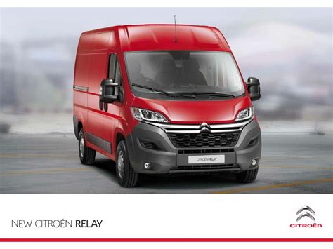 CITROEN RELAY BROCHURE & SPECS Pdf Download | ManualsLib