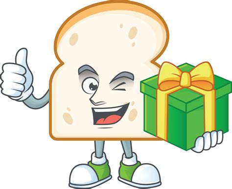 Slice White Bread Vector 18859003 Vector Art At Vecteezy