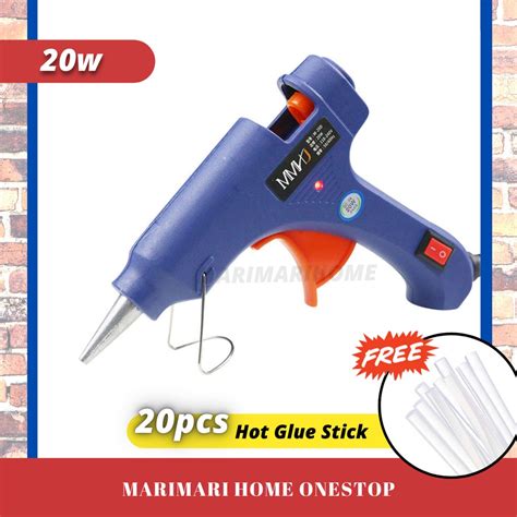 W Hot Glue Gun Melt Glue Gun Glue Stick Flexible Melting Gun Industrial Mini Guns Repairs Gam