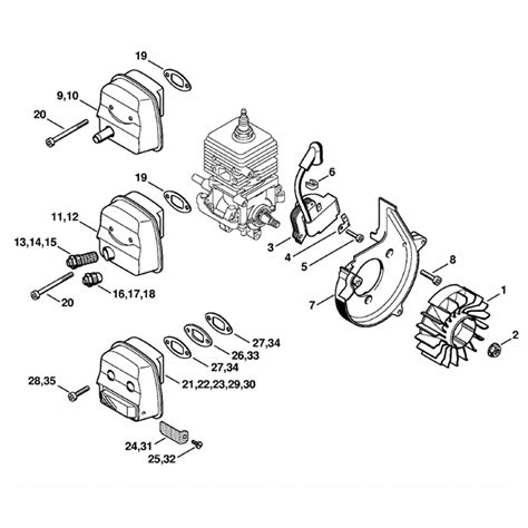 Stihl Bg Z Blower Bg Z Parts Diagram Ignition System