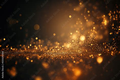 Abstract luxury gold background with gold particle. glitter vintage ...