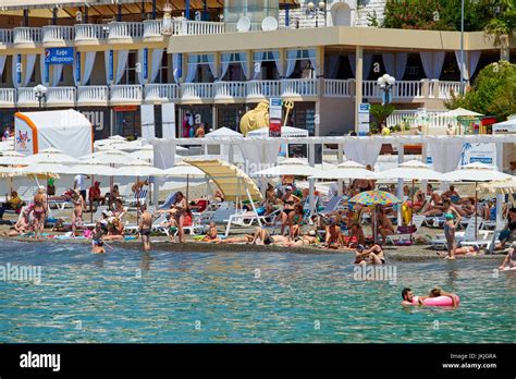 Sochi Russia 06 July 2017 Beach Mayak View Of The Beach In Sochi