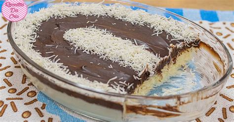 Deliciosa de sobremesa prestígio gelado na travessa para fazer em casa