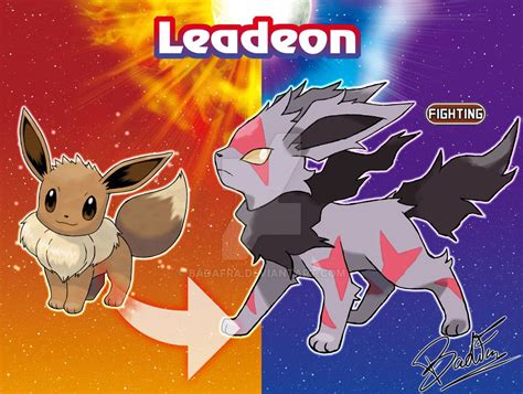 eevee Fighting evolution - Leadeon by badafra | Pokémon species ...