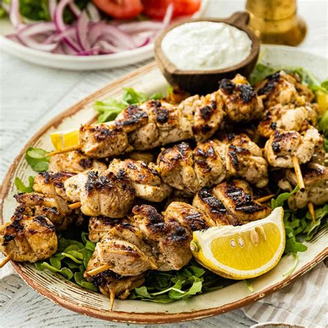 Chicken Souvlaki Recipe Dinner Then Dessert