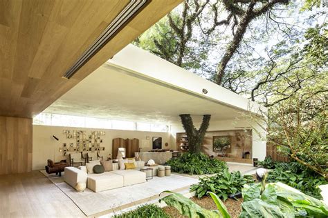 Brilliant Brazilian Houses Centered Around TreesInterior Design Ideas.