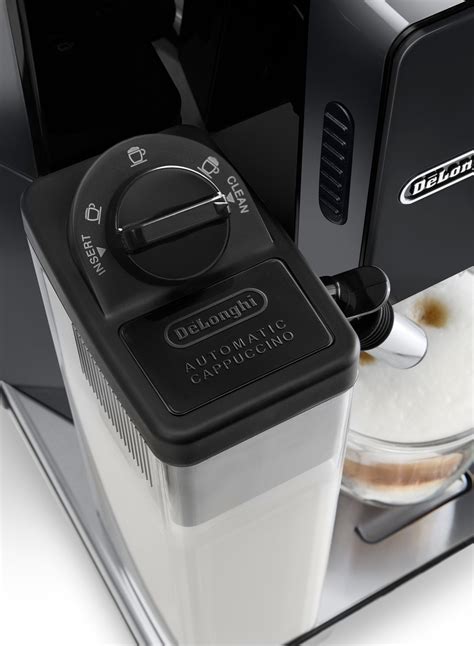 Espressor automat, 1450W, "Eletta Cappuccino", Negru - DeLonghi ...