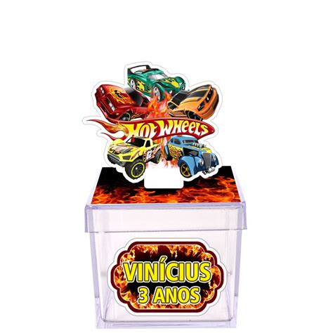 Caixinha Personalizada Hot Wheels Unidade Shopee Brasil