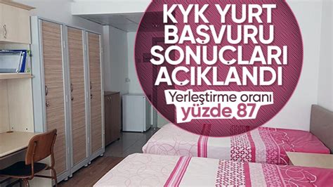 KYK yurt başvuru sonuçları açıklandı