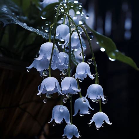 Blue Lily Of The Valley Symbol Of Gratitude And Everlasting Love