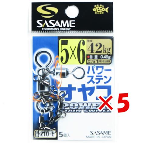 【楽天市場】【 まとめ買い ×5個セット 】 「 ささめ針 Sasame 210 Eパワーステンオヤコ5×6 」 【 楽天 月間mvp