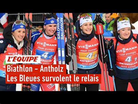 Biathlon 2023 Impériales les Bleues dominent le relais d Antholz