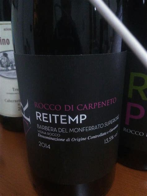 2017 Rocco Di Carpeneto Barbera Del Monferrato Superiore Reitemp Vigna