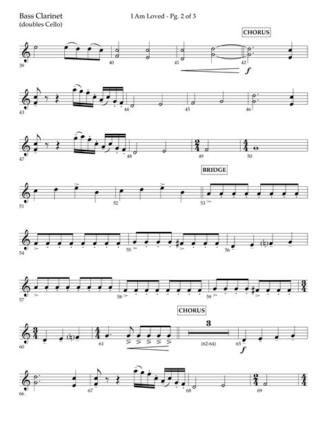 I Am Loved Choral Anthem Satb Bass Clarinetsheet Music Pdf Lifeway