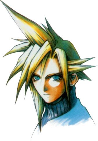 Cloud Strife Final Fantasy VII By Tetsuya Nomura