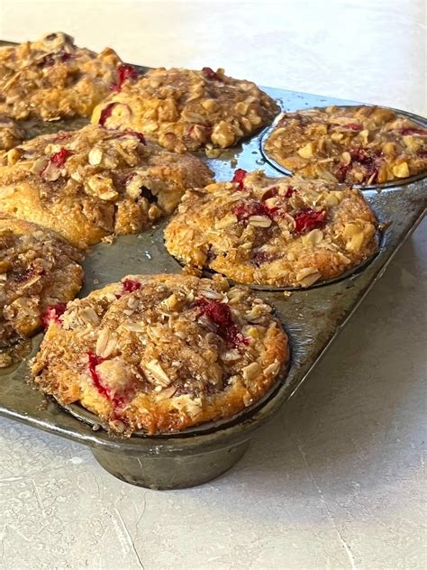 Whole Grain Cranberry Streusel Muffins Moms Kitchen Handbook