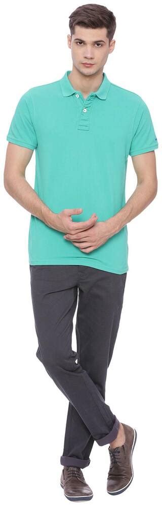 Buy Basics Casual Plain Green 100 Cotton Muscle Tshirt Online At Low