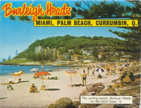 The Surfing Beach Burleigh Heads C1968 Pc0044 1024×784 Gold